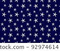 simple starfish pattern background material 92974614