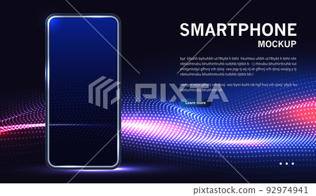 Smartphone mockup. Device UI, UX mockup for presentation modern template for infographics or presentation design. Vector design Smartphone mockup. Device UI, UX mockup for presentation modern template for infographics or presentation design. Vector design 92974941