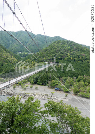 [Nara] Suspension bridge in Tanize 92975583