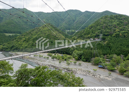 [Nara] Suspension bridge in Tanize 92975585
