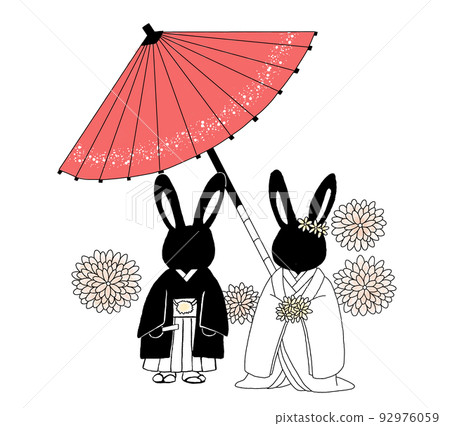 兔子和服婚禮 兔子和服婚禮 92976059
