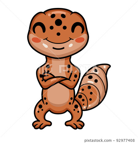 cartoon, chameleon, vector 92977408
