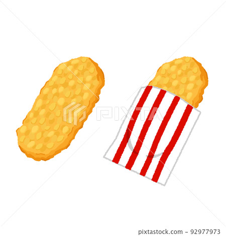 illustration of hash browns illustration of hash browns 92977973