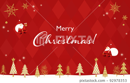 Christmas card vector illustration background 92978353