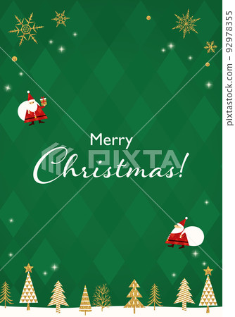Christmas card vector illustration background 92978355
