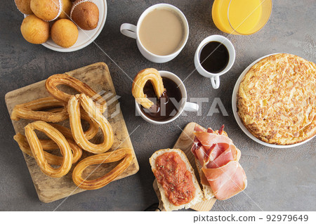 Typical Spanish Breakfast Typical Spanish Breakfast 92979649