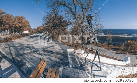 Lanzheron beach in Odessa, Ukraine 92980356