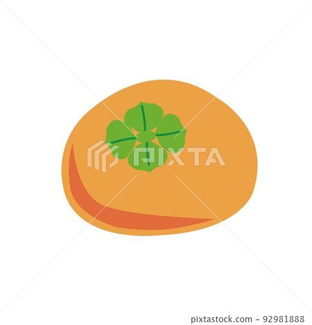 Simple persimmon illustration Simple persimmon illustration 92981888