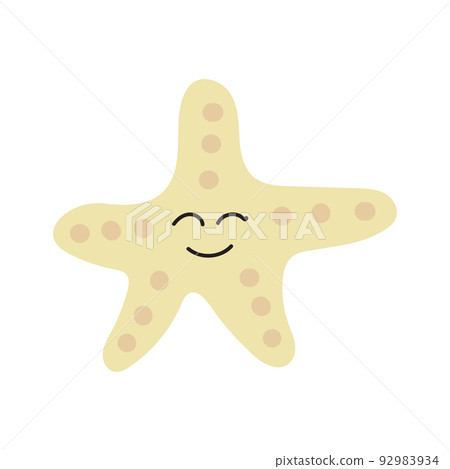 cute starfish vector illustration element 92983934