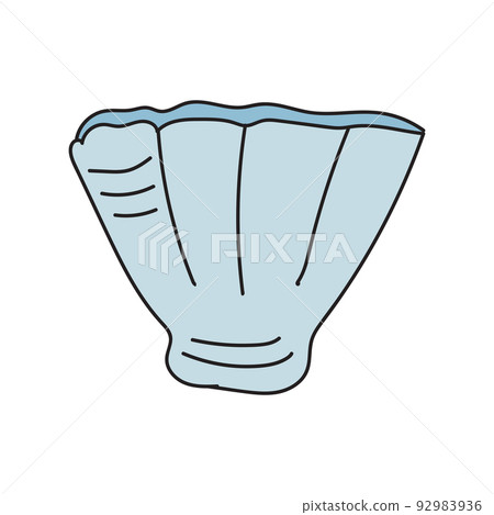 cute shell vector illustration design element 92983936