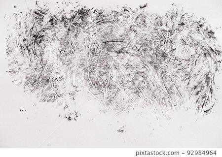 Abstract black white texture on white paper Abstract black white texture on white paper 92984964