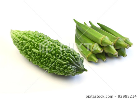 Goya and okra Goya and okra 92985214