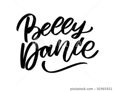 Letter belly dance lettering composition for your logo Letter belly dance lettering composition for your logo 92985852
