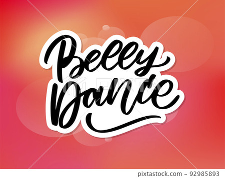 Letter belly dance lettering composition for your logo Letter belly dance lettering composition for your logo 92985893