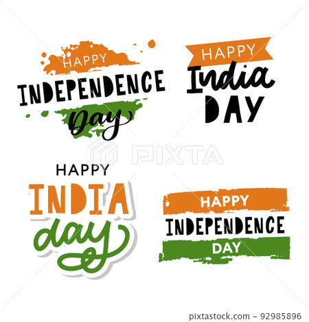 Creative Indian National Flag colour background with Ashoka Wheel, Elegant Poster, Banner or Flyer design for 15th August, Happy Independence Day celebration. Creative Indian National Flag colour background with Ashoka Wheel, Elegant Poster, Banner or Flyer design for 15th August, Happy Independence Day celebration. 92985896