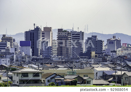 廣島縣福山市霞町附近的福山市區 92988054