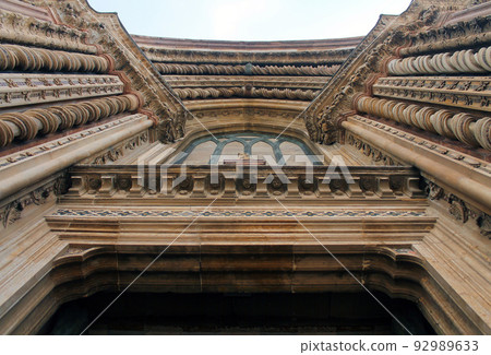 Close up of details of Orvieto Cathedral (Duomo di Orvieto) in Umbria 92989633