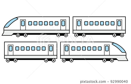 特快列車插圖素材。 92990040