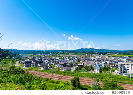 Townscape of Kawaguchi, Nagaoka City, Niigata Prefecture, a local city (Echigo Kawaguchi) Townscape of Kawaguchi, Nagaoka City, Niigata Prefecture, a local city (Echigo Kawaguchi) 92990959
