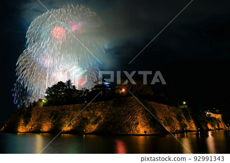 [Ehime Prefecture] Imabari Castle and Imabari Onmaku Fireworks Festival 92991343