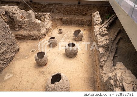 Museum of archaeological treasures found during the construction of the metro in Athens 92992781