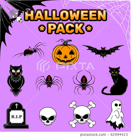Halloween Pack Vector Design Halloween Pack Vector Design 92994423