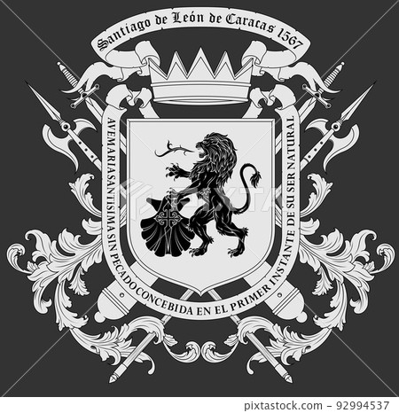 Coat of arms of the city of Caracas Venezuela Coat of arms of the city of Caracas Venezuela 92994537