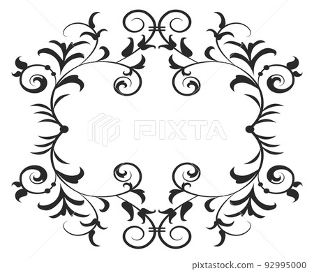 Classic decorative frame. Vintage page decoration ornament 92995000