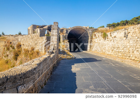 The Gate of St John to the historic center of Rhodes town. 92996098
