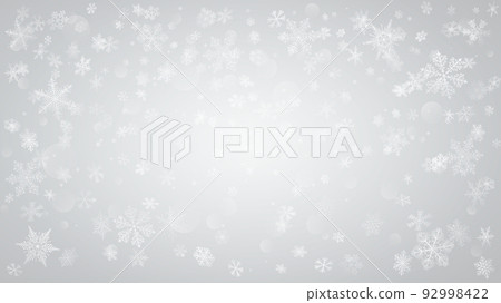 Background of falling snowflakes Background of falling snowflakes 92998422