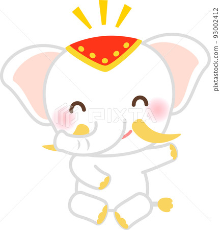 white elephant character white elephant character 93002412