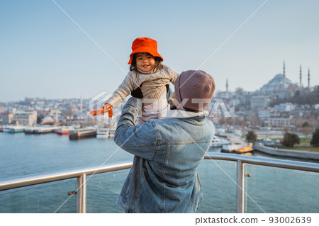 father and daughter travel to turkey together father and daughter travel to turkey together 93002639