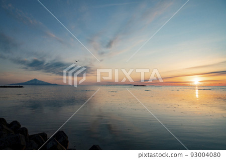 北海道野寒布岬的黃昏 93004080