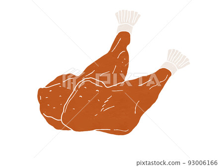 Illustration of multiple roast chicken (print style) Illustration of multiple roast chicken (print style) 93006166