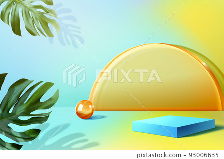 3d display podium background 93006635