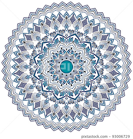 Mandala art (dots, geometric patterns, cool, three-dimensional) 93006729