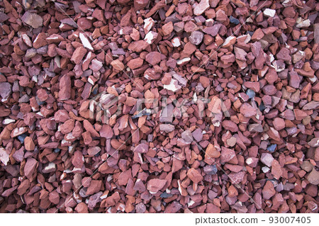Red Broken Bricks Texture Background  93007405