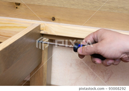 The Assembly of wooden furniture 93008292