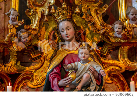 Rottenbuch abbey interiors, bavaria, germany 93009602