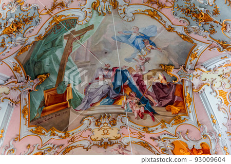 Rottenbuch abbey interiors, bavaria, germany 93009604