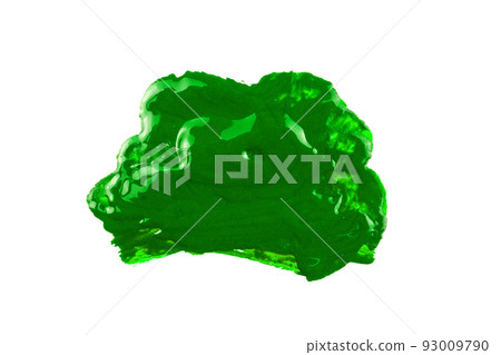 green paint on white background 93009790