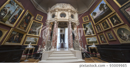 Chateau de Chantilly, interiors and details, Oise, France 93009985