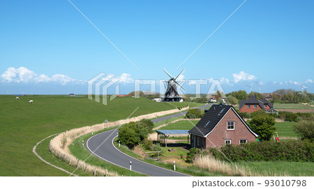 Windmill, Pellworm, Germany Windmill, Pellworm, Germany 93010798