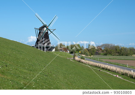 Windmill, Pellworm, Germany Windmill, Pellworm, Germany 93010803