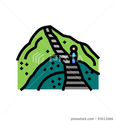 haiku stairs color icon vector illustration haiku stairs color icon vector illustration 93011666