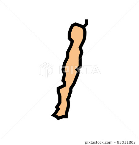 macquarie island color icon vector illustration 93011802