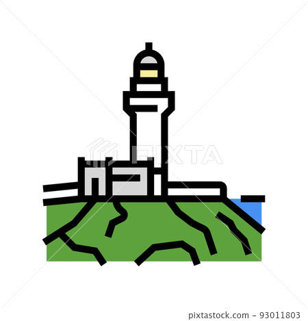 cape byron color icon vector illustration cape byron color icon vector illustration 93011803