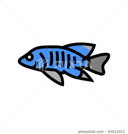 african cichlids color icon vector illustration african cichlids color icon vector illustration 93012015