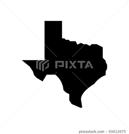texas state glyph icon vector illustration texas state glyph icon vector illustration 93012075