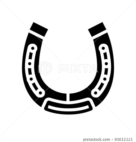 horseshoe tool glyph icon vector illustration horseshoe tool glyph icon vector illustration 93012121